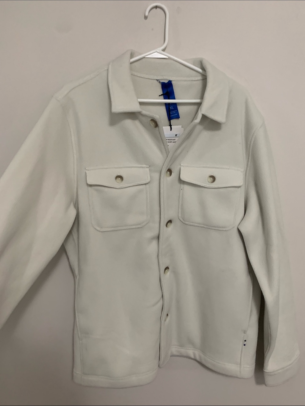 Kit and Ace White Lightweight Shirt Jacket
